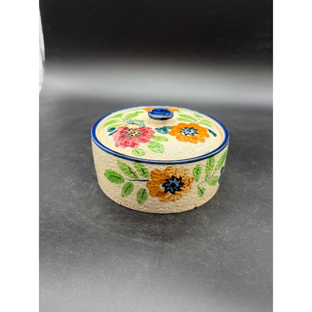 Vintage Hand Painted Trinket Box Made in Japan
